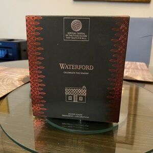 Waterford Red and Silver House Ornament